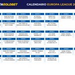 Calendario Europa League 19-20