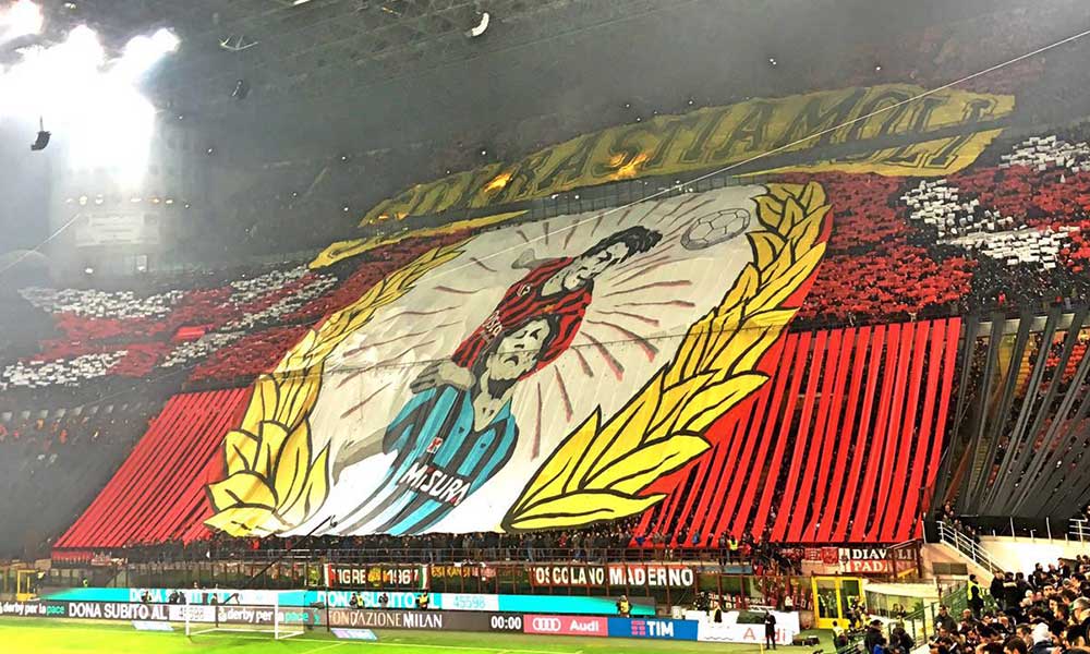 31 Gennaio 2016: “Sovrastiamoli”
Derby di Milano: le più belle coreografie e striscioni nel derby tra inter e milan.